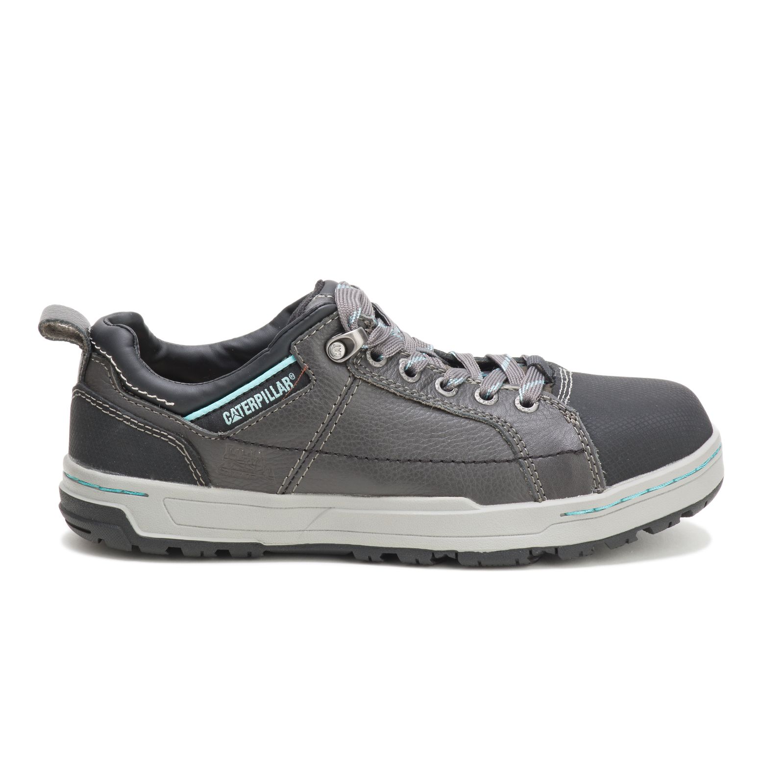 Women's Caterpillar Brode Steel Toe Steel Toe Shoes Dark Grey/Mint Ireland DZLA36859